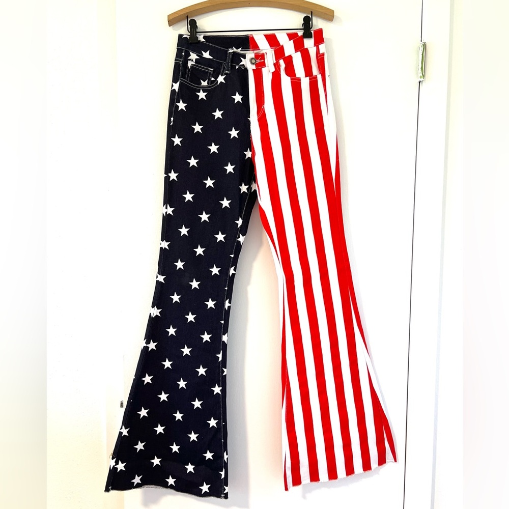 Patriotic Flare Denim Jeans 6